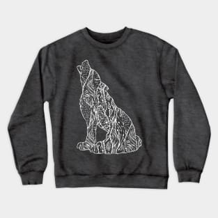 Abstract Wolf Version 2 Crewneck Sweatshirt